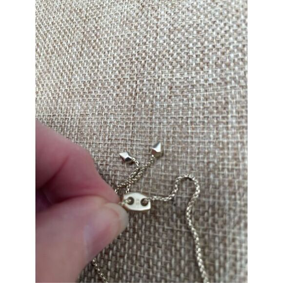 Kendra Scott Silver Chain Bracelet with Rectangle Charm Adjustable - Picture 5 of 7
